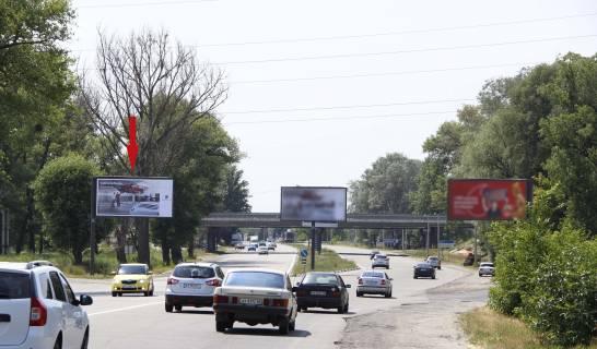 Билборд B в Песочине, 3х6  Полтавський шлях вул. - Пісочинська вул.,з центру фото 1