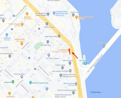 Брендмауер, Брандмауер, Брандмауэр A у Києві Набережно-Хрещатицька вул., 31А схема