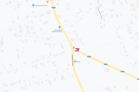 Билборд  в Тростянце вьезд в город схема