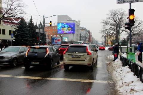 Білборд, Бігборд (Борд)  A у Харкові, 11,52 х 6,72  Пушкинська вул., м. Архитектора Бекетова, з центру (направлення до ТРЦ Нікольский, Макдональдс, Податкова, Сквер з фонтаном Закоханих) Фото 1