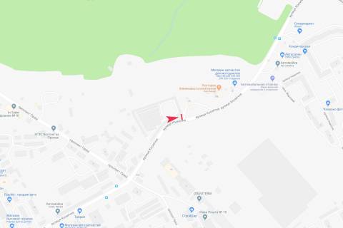 Билборд B в Днепр (Днепропетровск), 3x6  Космічна ., 30 (АЗС Сентоса Ойл) схема