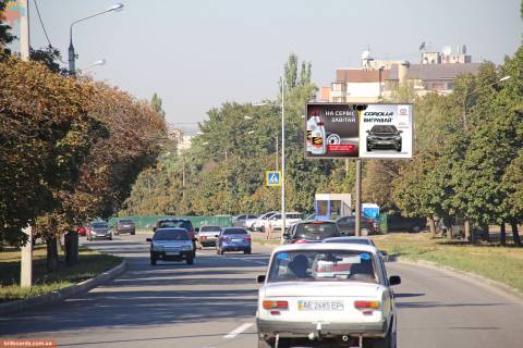 Билборд A в Запорожье Героев Труда ул., 31, в центр (кафе Сочи) фото 1