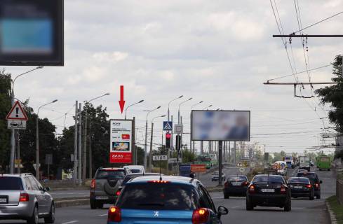Билборд B в Харькове, 6х3  просп. Льва Ландау (50-річчя СРСР) + просп. Героїв Харкова (Московський) фото 1