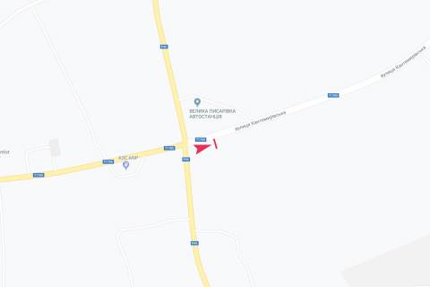 Билборд A в Днепр (Днепропетровск), 3х6  Дорога Р-45, Суми-Кроснопілля-Богодухів 85 км+300 вправо схема