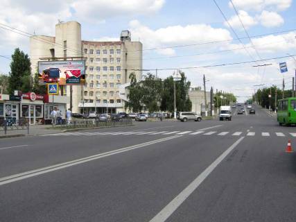 Билборд B в Запорожье Любови Малой пр-т, 30 - Григоровское шоссе, в центр фото 1
