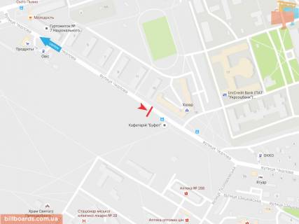 Призма A в Запорожье Леоніда Каденюка (Чкалова) ул., 15, из центра - 54593 схема