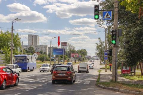 Billboard B in Kharkiv, 3х6  Lesa Serduka st. - Rodnikova st., v centr Photo 1