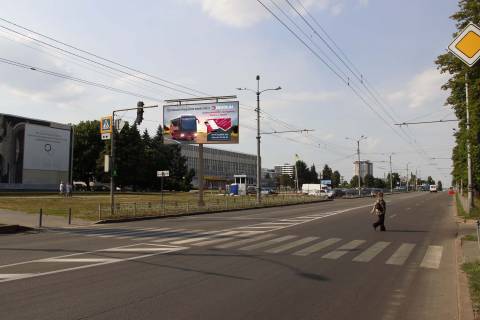 Билборд B в Запорожье Петра Григоренка пр-т, 2 - Олимпийская ул., в центр фото 1