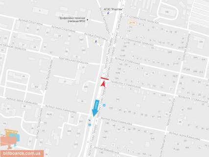Призма A в Запорожье Льва Ландау пр-т, 158/1, в центр - 54606 схема
