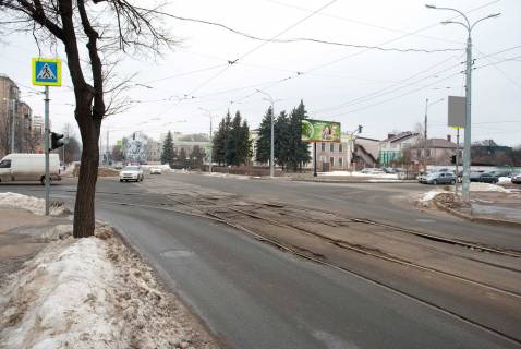 Билборд A в Запорожье Плехановская ул., 85/87 - Полевая ул., в центр фото 1
