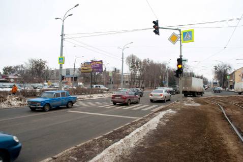 Билборд B в Запорожье Плехановская ул., 85/87 - Полевая ул., из центра фото 1