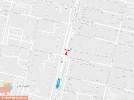 Призма A в Запорожье Льва Ландау пр-т, 150 + Ивана Камышева ул., в центр - 54608 схема