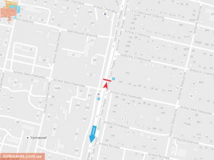 Призма A в Запорожье Льва Ландау пр-т, 150 + Ивана Камышева ул., в центр - 54609 схема