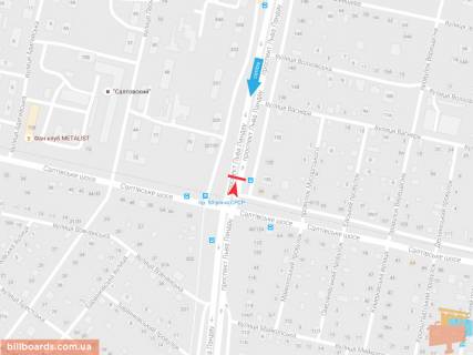 Призма A в Запорожье Льва Ландау пр-т, 126 + Салтовское шоссе, в центр - 54620 схема