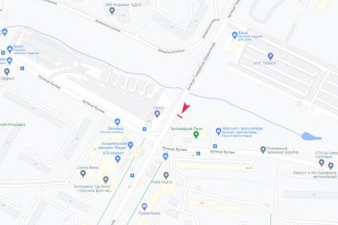Билборд B в Харькове, 3х6  Гвардійців-Широнінців вул. - Бучми (Уборевича) вул.,1а схема