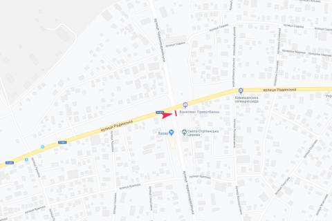 Билборд A в Камышанах, 3х6  вул Червоноармійська схема