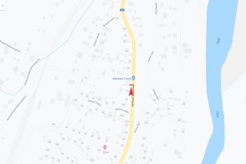Билборд B в Делятине, 3х6  вул 16 Липня схема