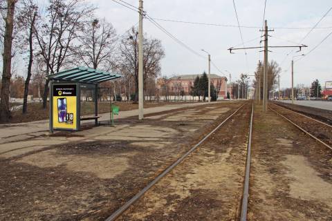 Білборд, Бігборд (Борд)  B у Харкові, 1,24х1,84  Полтавський шлях вул., 196 (парк Юність, трамвайна) Фото 1