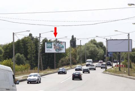 Билборд B в Харькове, 3х6  Полтавський шлях вул. - Гуківський міст, з центру фото 1