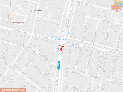 Призма A в Запорожье Льва Ландау пр-т, 124/60 + Салтовское шоссе, в центр - 54624 схема