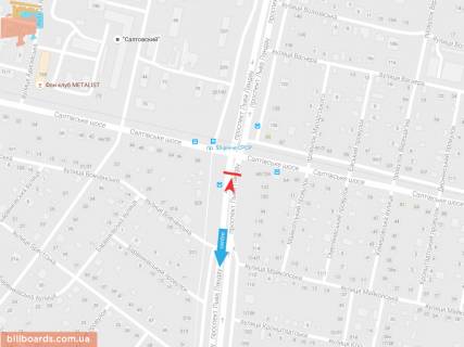 Призма A в Запорожье Льва Ландау пр-т, 124/60 + Салтовское шоссе, в центр - 54625 схема