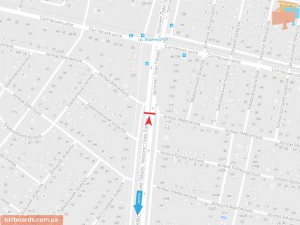 Призма A в Запорожье Льва Ландау пр-т, 114/1 + Майкопская ул., в центр - 54630 схема