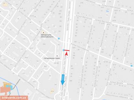 Призма A в Запорожье Льва Ландау пр-т, 74, в центр - 54643 схема