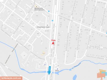 Беклайт A у Запоріжжі Льва Ландау пр-т, 64-а, в центр схема