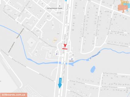 Призма B в Запорожье Льва Ландау пр-т + Немышлянская набережная., из центра - 54654 схема