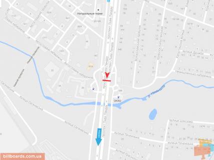 Призма B в Запорожье Льва Ландау пр-т + Немышлянская набережная., из центра - 54655 схема