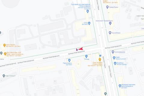 Билборд A в Харькове, 1,24х1,84  Новгородська вул. - Науки просп. (Леніна просп.)., 25 схема