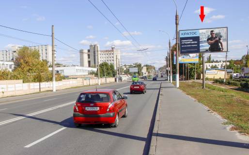 Білборд, Бігборд (Борд)  A у Харкові, 3х6  просп. Любові Малої (Постишева), 99, в центр Фото 1
