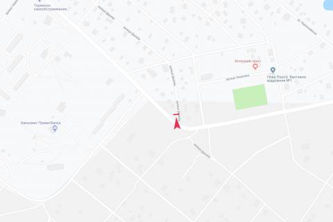 Билборд B в Брилевке вул Дружби схема
