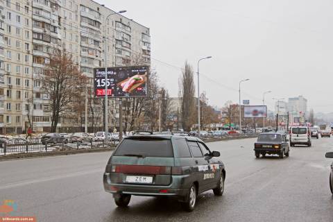 Білборд, Бігборд (Борд)  B у Запоріжжі Івана Сошенка (Академіка Павлова) ул., 162 (2), в центр Фото 1