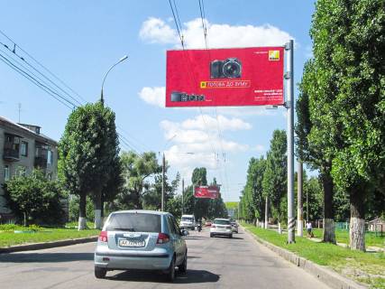 Билборд A в Харькове, 3х6  просп. Любові Малої (Постишева) 53, з центру фото 1