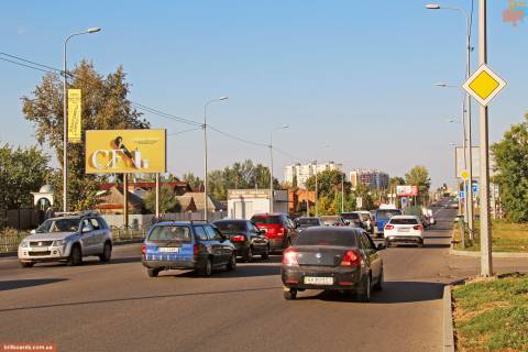 Билборд B в Запорожье Івана Сошенка (Академіка Павлова) ул. - Костёльная ул., 1, из центра фото 1