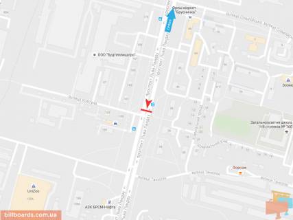 Призматрон, Призма B у Запоріжжі Льва Ландау пр-т, 38, из центра - 54685 схема