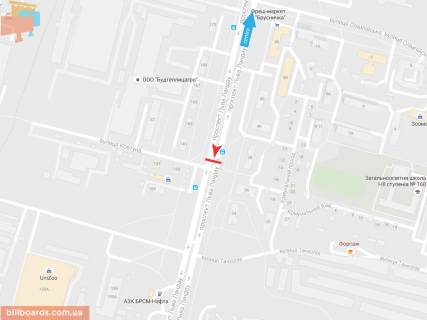 Призматрон, Призма B у Запоріжжі Льва Ландау пр-т, 38, из центра - 54687 схема