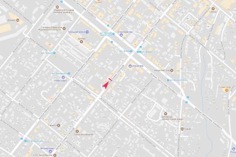 Скроллер A в Днепр (Днепропетровск), 2.3x3.14  Січових Стрільців (колиш. Артема) вул., 28, поряд с опорою - 416708 схема
