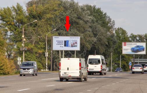 Білборд, Бігборд (Борд)  B у Харкові, 3х6  Полтавський шлях  вул.- Окружна (2), в центр Фото 1
