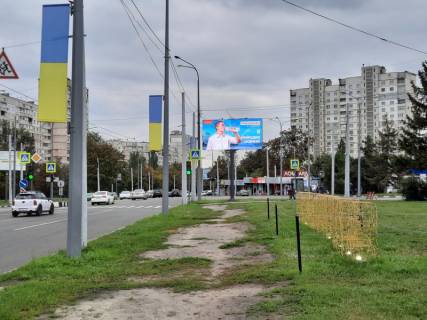 Видеоборд A в Харькове, 6x3  Людвіга Свободи пр-т  - Ахсарова вул., в центр (супермаркет "Сільпо") - 497075 фото 1