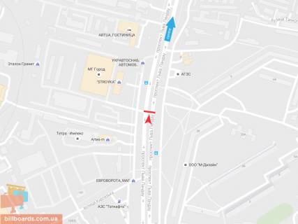 Призма A в Запорожье Льва Ландау пр-т, 149, в центр - 166181 схема
