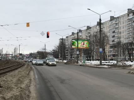 Білборд, Бігборд (Борд)  A у Запоріжжі Тракторостроителей пр-т, 65 - Василия Стуса ул., в центр Фото 1