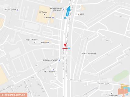 Призматрон, Призма B у Запоріжжі Льва Ландау пр-т, 20, из центра - 54713 схема