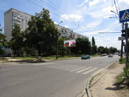 Билборд B в Запорожье Холодногорская ул., 4 - Волонтерская ул., в центр фото 1