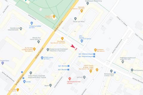 Ситилайт A в Харькове, 1,24х1,84  Весніна вул., 2 схема