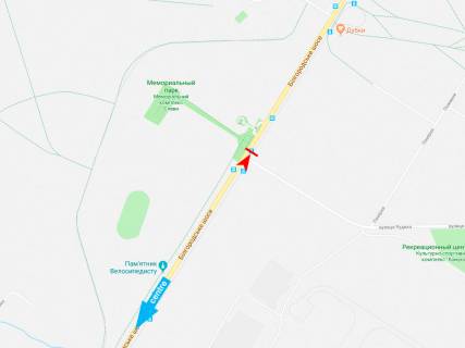 Билборд B в Харькове, 1,24х1,84  Харківське шосе (Білгородське шосе) - Рудика вул. (2) (зупинка Меморіал Слави) схема