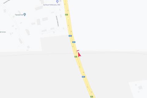Билборд A в Гребенки, 3х6  в'їзд у місто з боку Одеси (Білої Церкви) схема