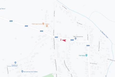 Билборд B в Вышкове, 3х6  вул Тиса схема