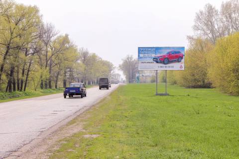 Билборд A в Семеновке, 3х6  Вишнева, АЗС, в'їзд у місто з боку Хорола фото 1